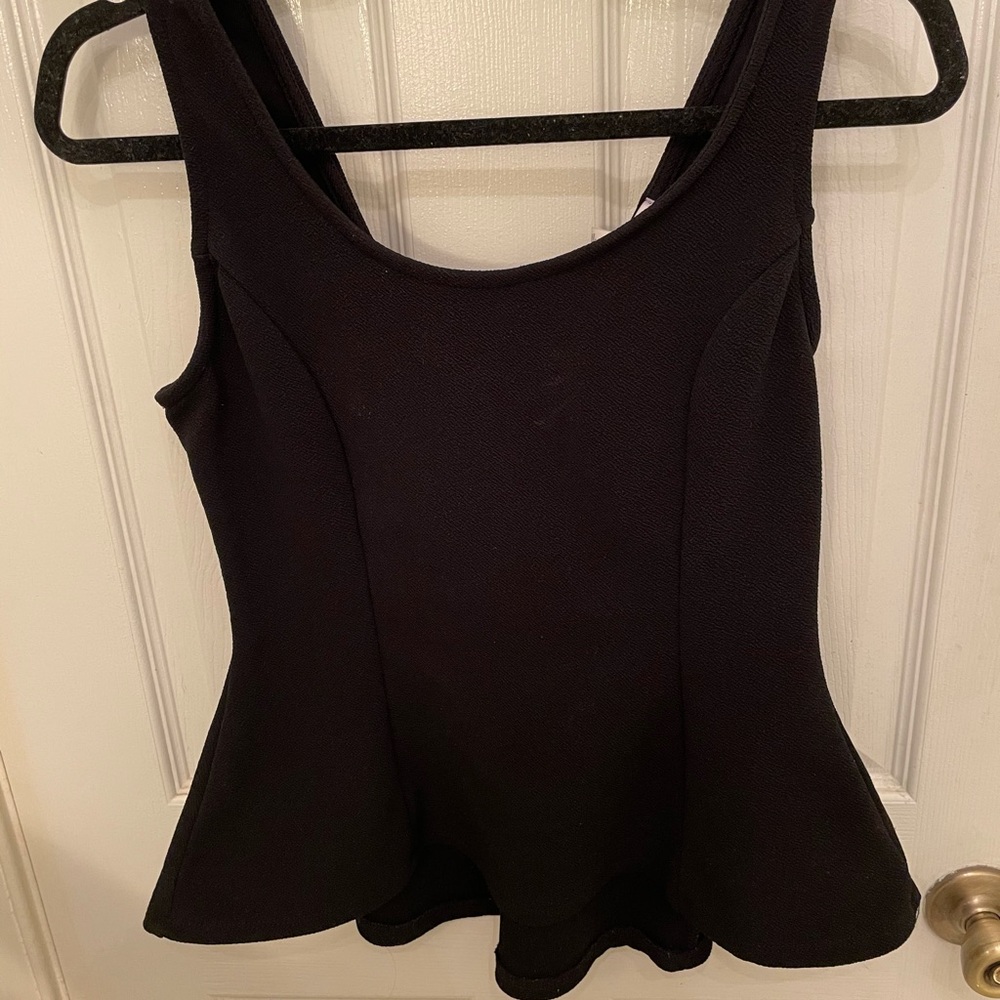 Black tank top